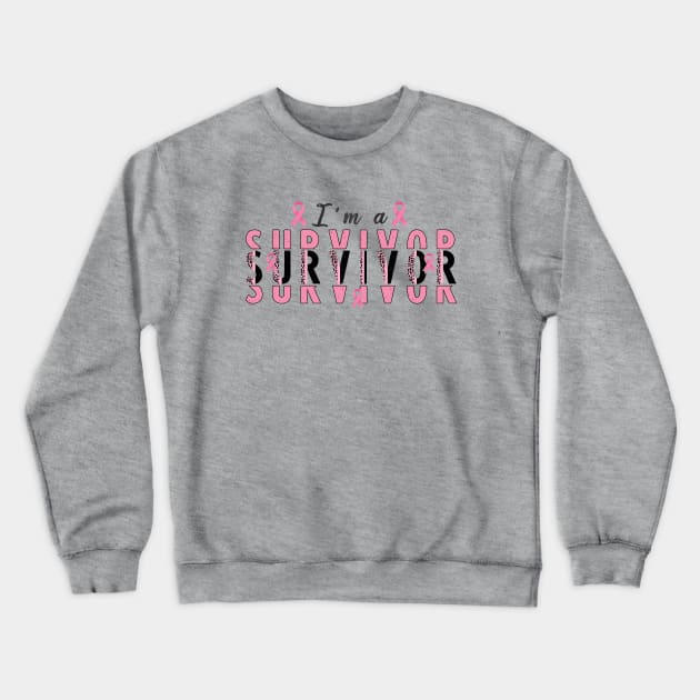 i am a survivor Crewneck Sweatshirt by Myartstor 